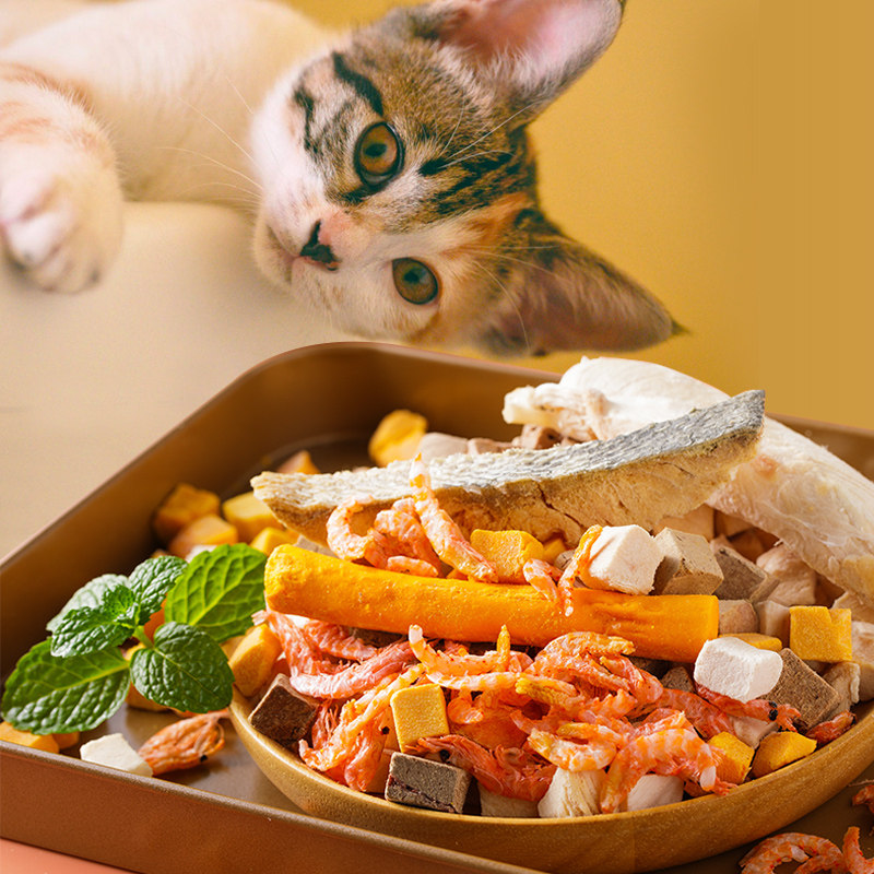 冻干猫零食猫咪喂猫喂狗营养成幼猫粮幼猫小鱼干鹌鹑鸡胸肉鸡肉粒
