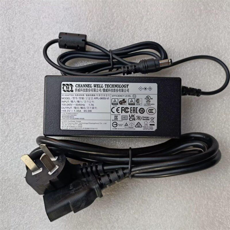 原装CWT侨威48V1.35A电源适配器KPL-065S-VI海康监控电源供应器