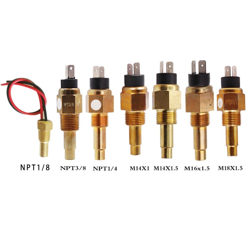 改装水温表车用温度传感器汽油柴油机挖机汽车农机械船通用水温计