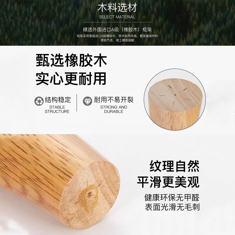 实木桌腿轮胎茶几沙发腿支撑腿床头柜电视柜脚承重桌子腿支架配件图片