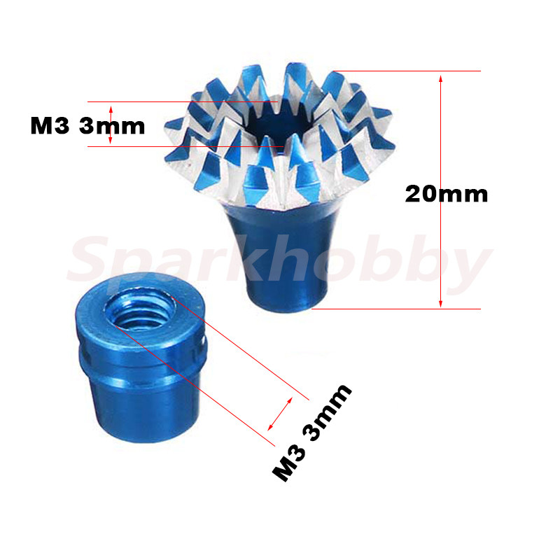 莲花头防滑3D摇杆X9D PLUS X7 FUTABA 天地飞航模遥控器用 M3一对