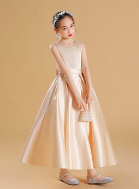 2026新款合唱儿童走秀演出服女童礼服公主裙钢琴演奏六一主持人香