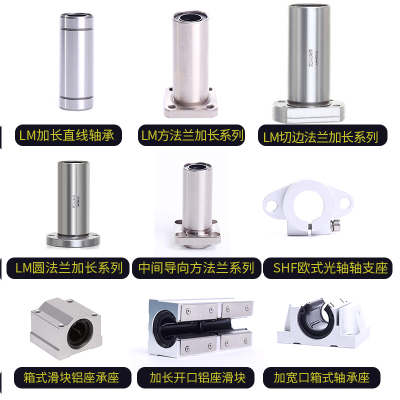 直线法兰轴承LMYMH LMYMK LMYMF6 8 10 12 16 20 25 30 35 40LUU