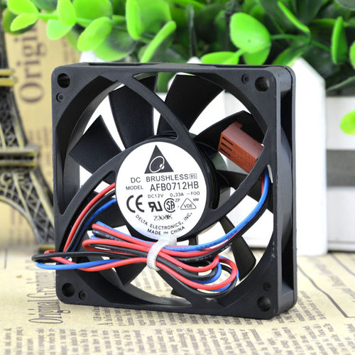 台达 CPU AFB0712HB DC12V 0.33A 7CM 机箱 7015 双滚珠 散热风扇