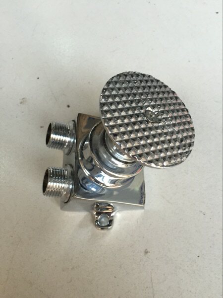 新品全铜菜盆单冷开水脚踏水龙头 实验室脚踩 自来水阀门开关