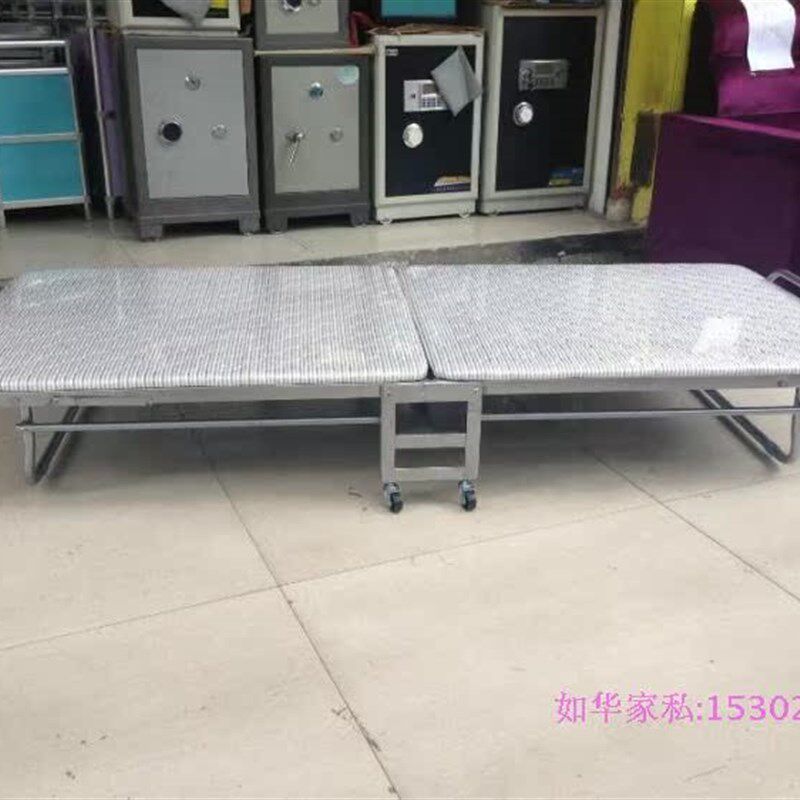 折叠床午睡床加固海棉午休床住院陪护床有轮妇幼专用床