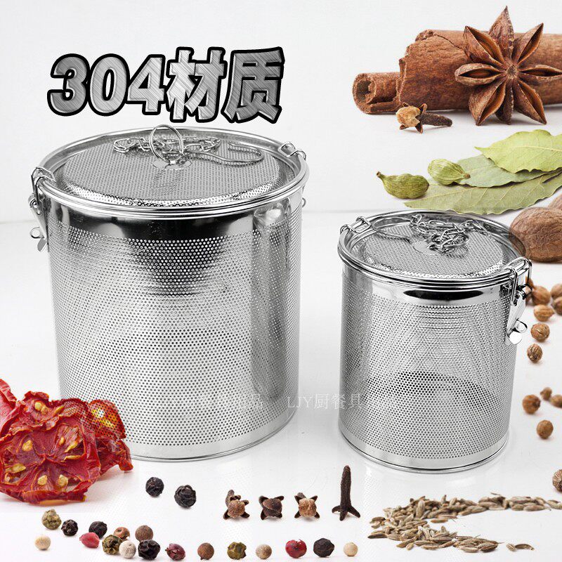 304不锈钢调料球包汤料篮滤调味卤水火锅香料芝麻小茴香茶叶隔渣