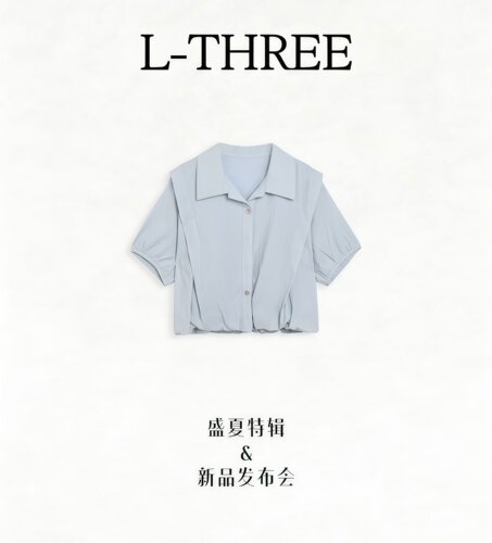 L-THREE『明洞欧尼』小韩订单款！设计师衬衣 L3507
