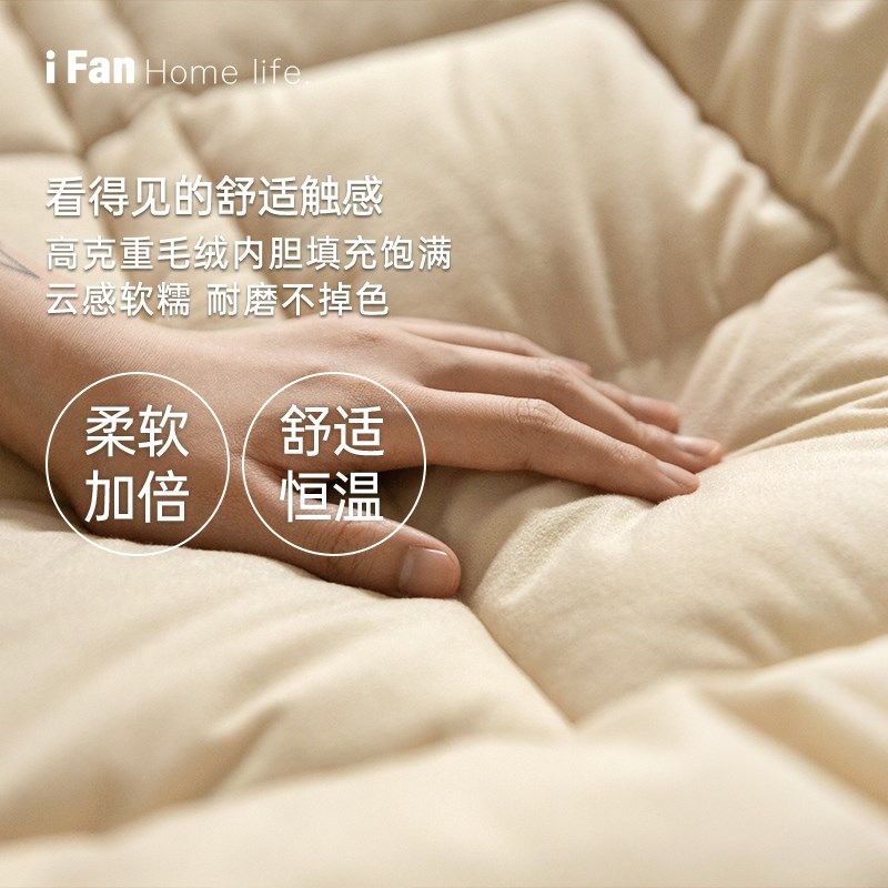 可爱红色抱枕被子二合一卡通秋冬季加厚新年车载午睡枕头两用毛毯