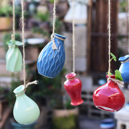 水培容器小清新花瓶摆件家居饰品装饰客厅插花器皿水养植物绿箩瓶