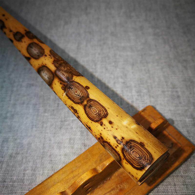 精品老梅鹿折扇直方老料9.5寸排口1.7苏工文玩收藏礼品扇宣纸扇面