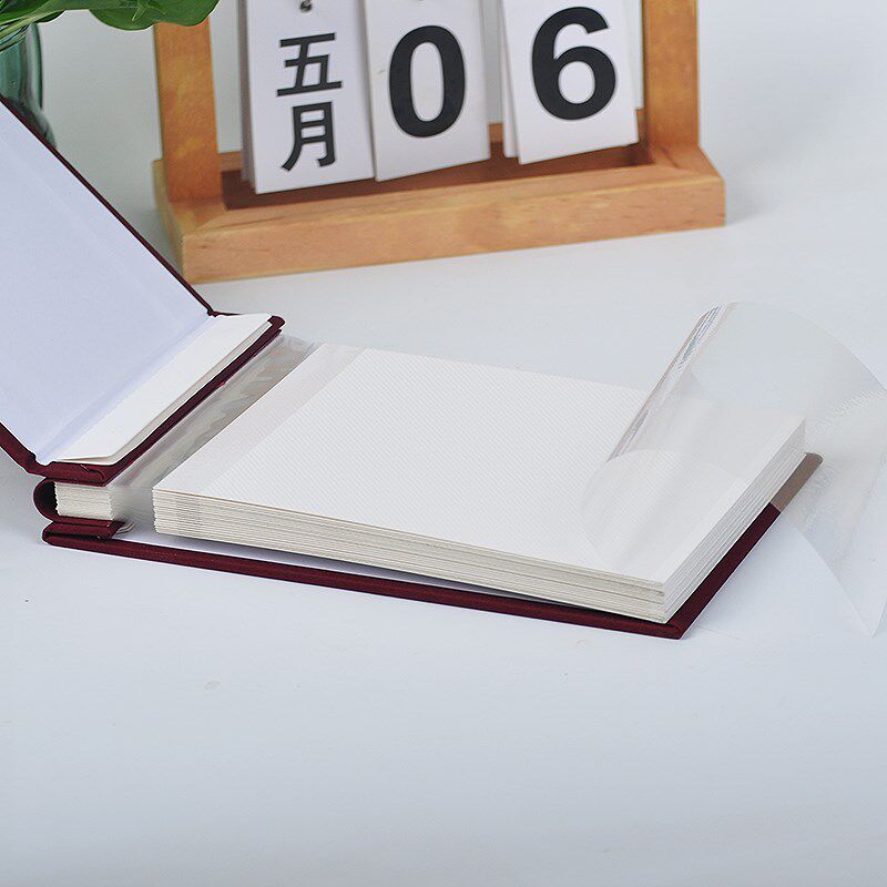 布艺风小本覆膜粘贴式相册1-5寸拍立得照片纪念册封面可定制文字