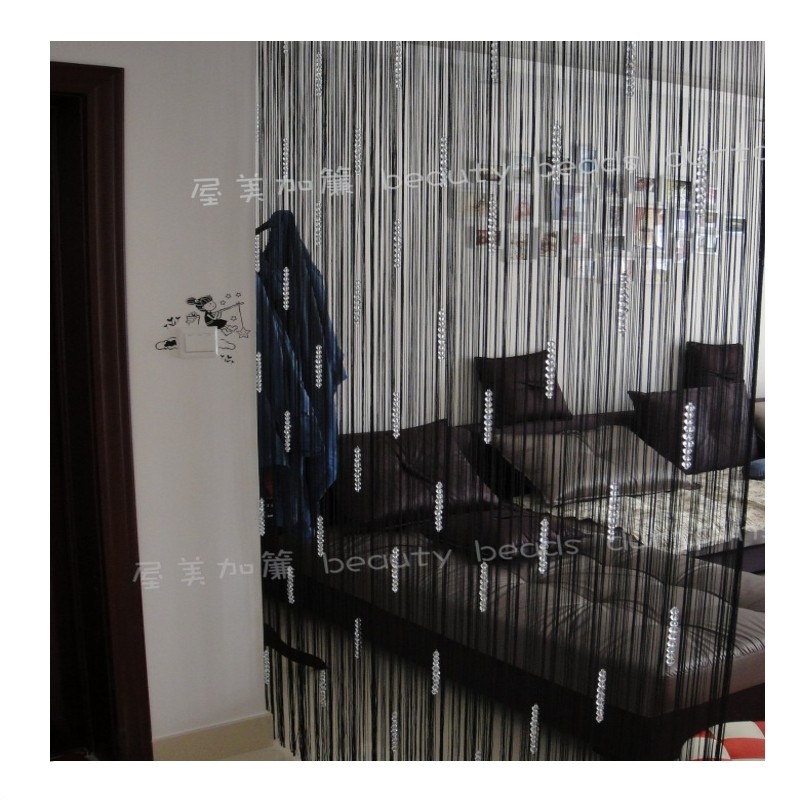 珠帘加密线帘水晶珠帘加密水晶珠线帘成品门帘挂帘线帘