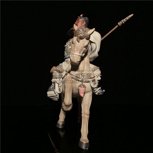 石湾公仔关羽关公武财神像供奉乔迁开业送礼品陶瓷关二爷玄关摆件