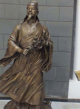 石膏定制古代人物王诩鬼谷子酒圣杜康雕像商鞅孙武韩非子雕塑摆件