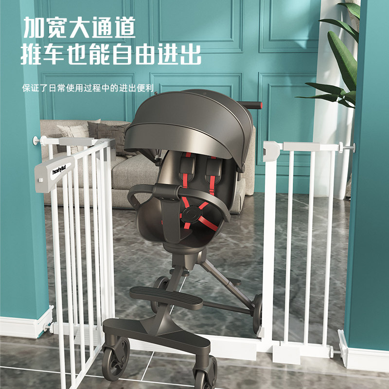 楼梯护栏免打孔婴儿护栏儿童安全门栏宠物隔离门宝宝围栏防护栏