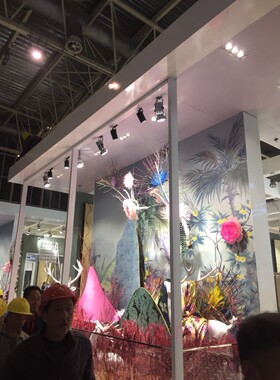 LED 100W会展展会大白射灯展览展示车展厅大炮灯大功率120W聚光灯