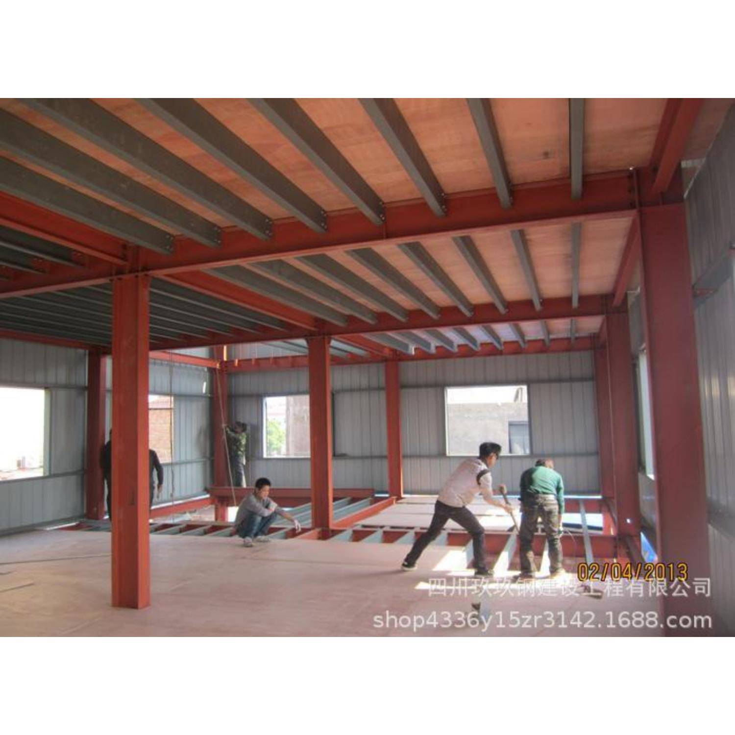 成都钢结构阁楼钢结构二层搭建施工钢木结构夹层