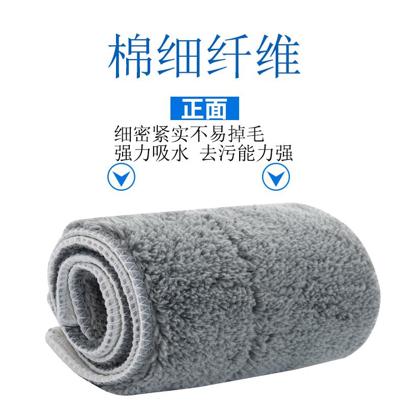 平板拖把布替换布夹固拖布夹板通用吸水懒人尘推头加厚墩布条家用图片