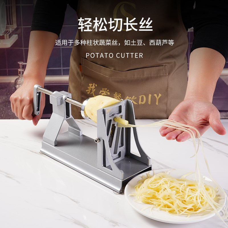 多功能刨丝机火锅店超长千丝土豆机器手摇刨切菜器日式料理店商用