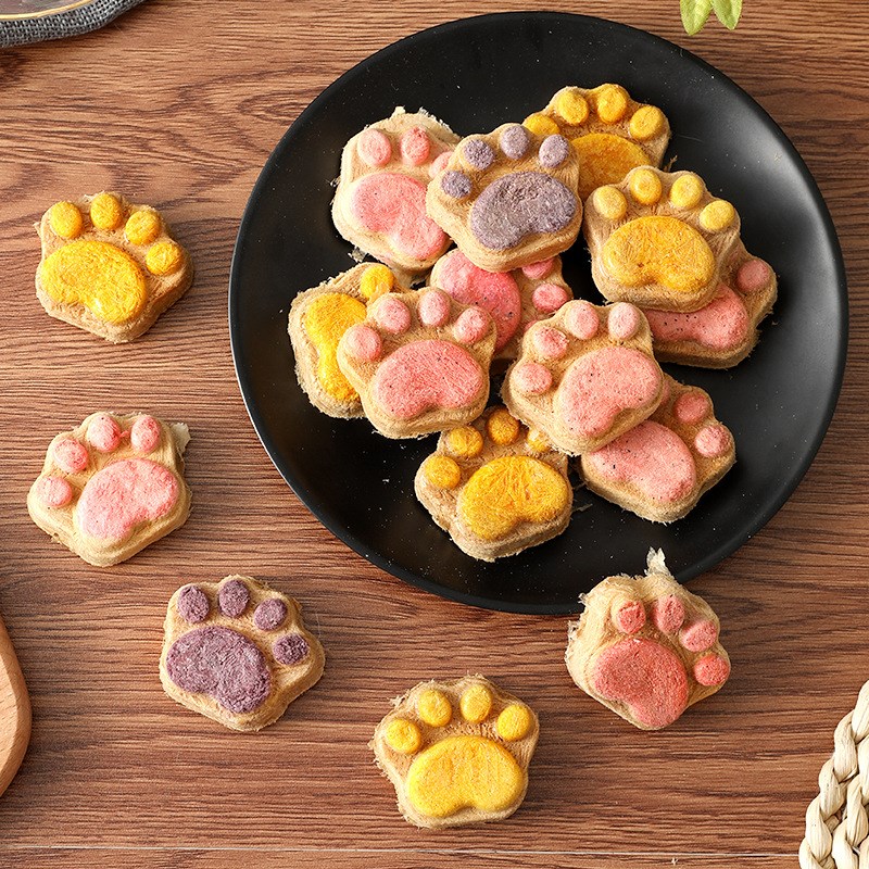 冻干猫零食饼干生骨肉饼猫爪饼营养增肥补钙宠物狗狗猫咪磨牙零食