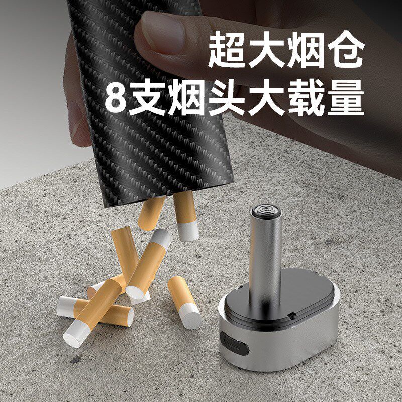 车载烟灰缸抽烟不掉烟灰神器车内吸烟免弹灰防飞灰一键点火点烟器