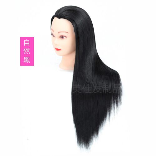假人头练习盘发化妆假发模特头模编发盘发假头模具头发模型头编发