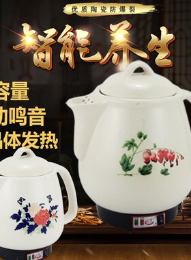 5L6L7L8L10L12L14L16升全自动煎药壶大容量中药机器熬药煲白陶瓷