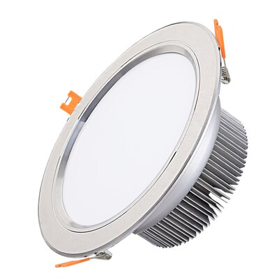 超亮服装店铺商用筒灯led嵌入式15大功率40W孔灯17公分6寸30W18cm