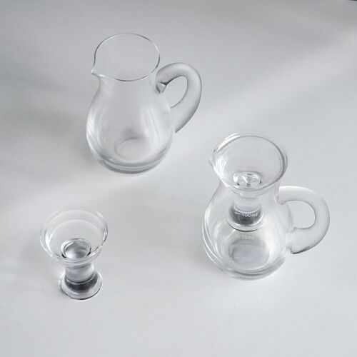 中式简约白酒杯套装家用手工制作水晶玻璃分酒器套装创意一口杯子