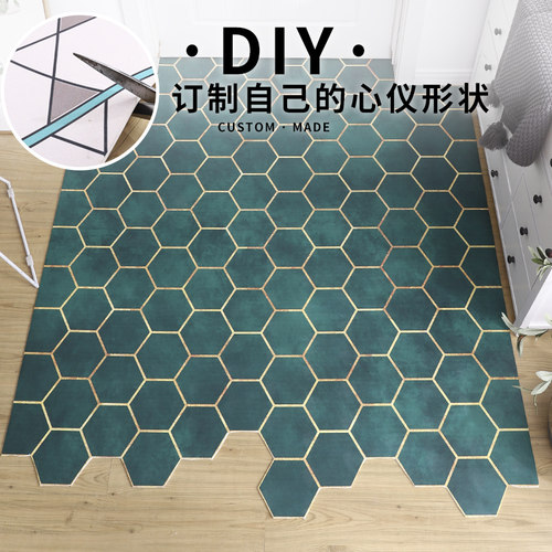 入户门地垫pvc可擦洗进门口2022新款防水防滑皮革脚垫家用可剪裁