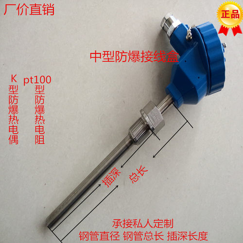 WRN240K型防爆热电偶WZPB-240Pt100防爆热电阻变送器式温度传感器