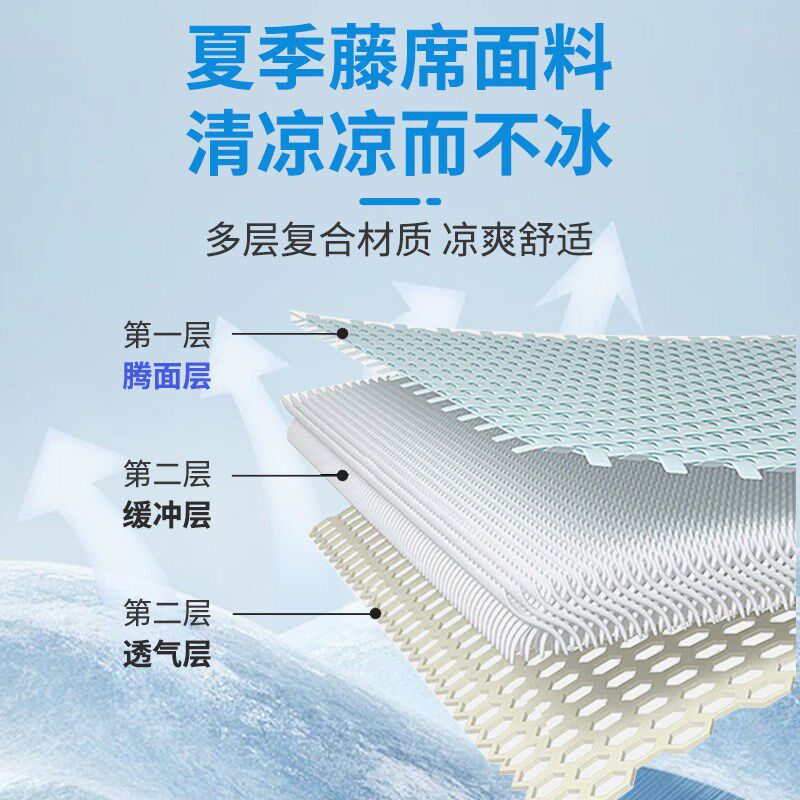 蛋壳椅垫夏季凉席坐垫靠背一体椅垫夏天沙发摇摇椅子凉席垫套罩子