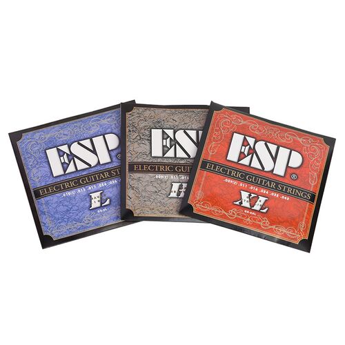 ESP GS-6系列 电吉他弦高碳钢镀镍琴弦 09-42 09-46 10-46