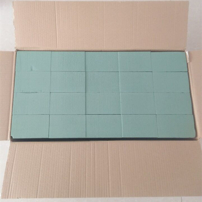 鲜花泥插花泥加强型吸水海绵泡沫学生DIY婚庆花店用品20块装包邮图片