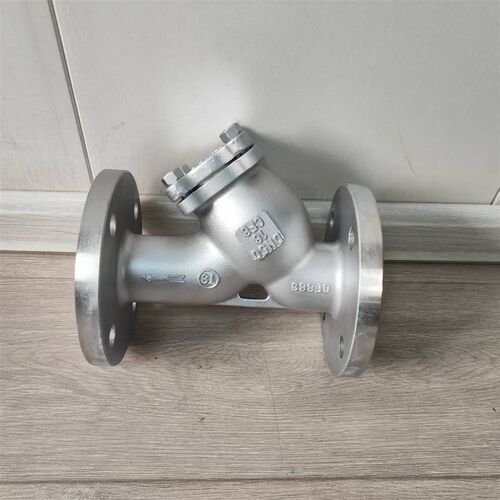 304不锈钢法兰式Y型过滤器GL41W-16P管道蒸汽排污过滤器阀门