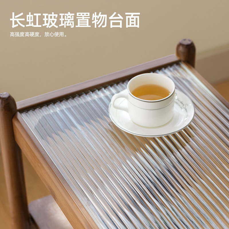 沙发边几茶桌茶几家用可移动沙发边桌茶水边柜小桌子简易置物架
