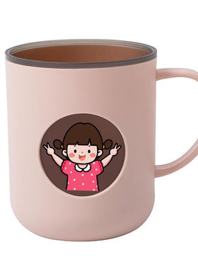 卡通可爱儿童漱口杯洗漱杯一家三口四口套装多色刷牙杯口杯口缸