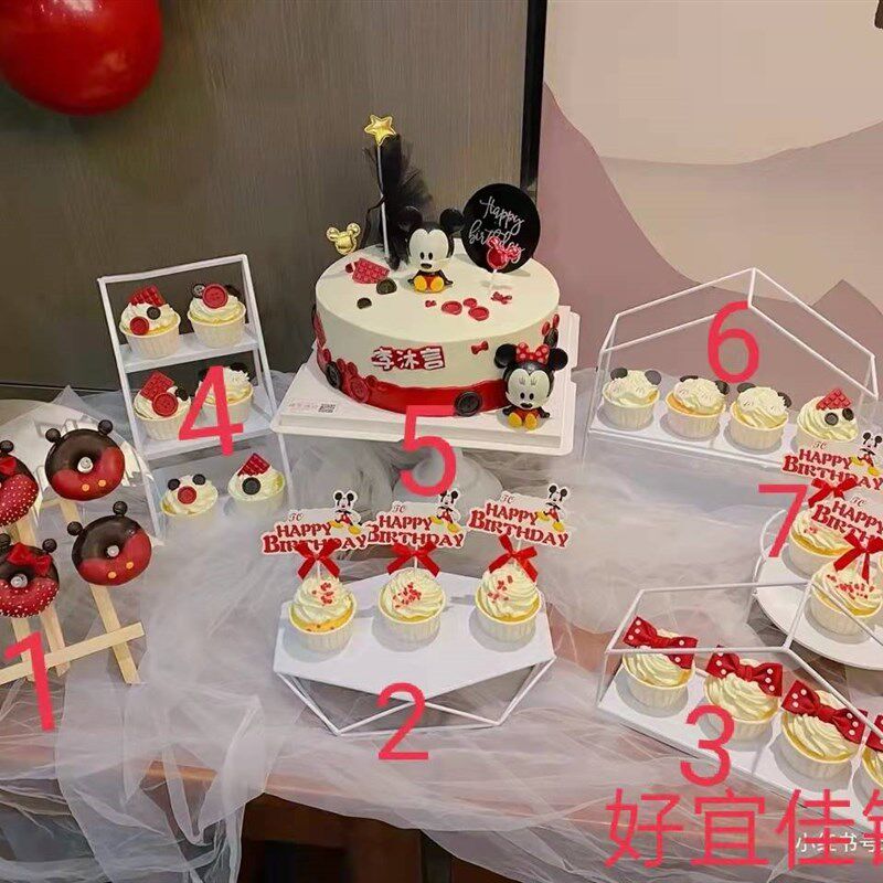 甜品台摆件展示架甜品台摆台盘冷餐茶歇摆台蛋糕架子下午茶点心架