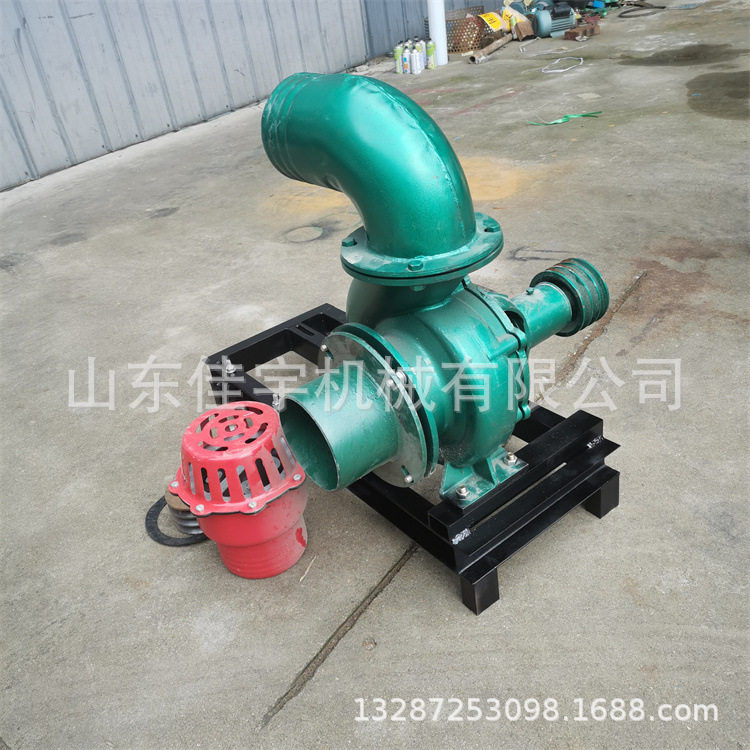 卧式混流泵 农用高扬程灌溉柴油机水泵排污消防大流量水泵