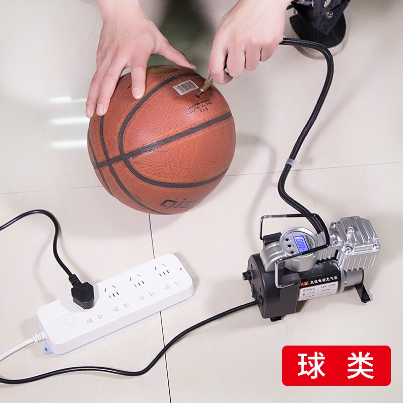 车载充气泵打气泵汽车220v小轿车轮胎便携式多功能双缸高压电动