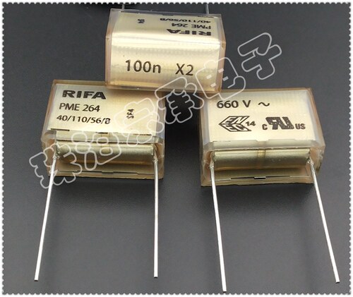 进口芬兰 0.1uF 660VAC RIFA PME264 100nF X2安规电容器