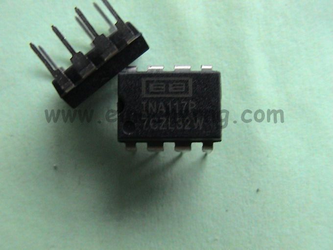INA117P,INA117进口拆机运算缓冲放大器INA117P DIP-8特价