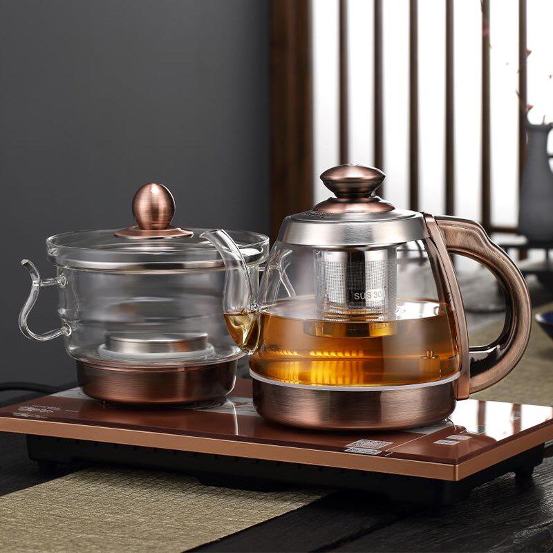 雅师堂煮茶壶全自动上水玻璃电热烧水壶智能电水壶泡茶壶加热茶具