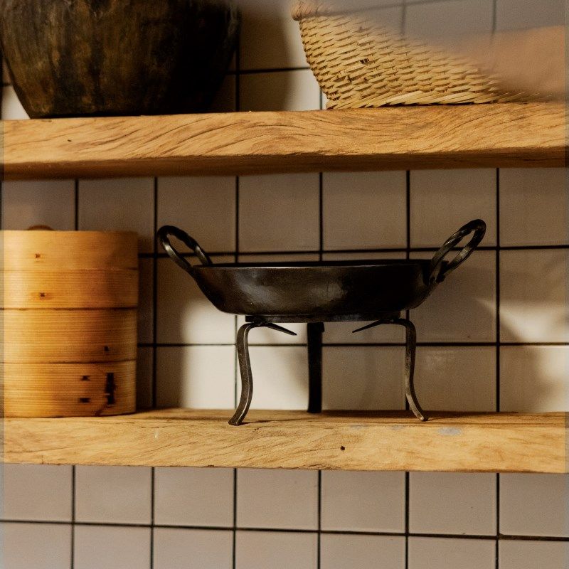 铁娃公社手工三脚架柴火架家用锅架户外露营柴火架烧烤炉架子支架