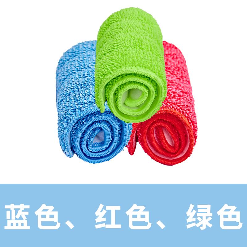 替换布粘贴喷水喷雾平板吸水拖把布超细纤维抛光布清洁尘推拖布头