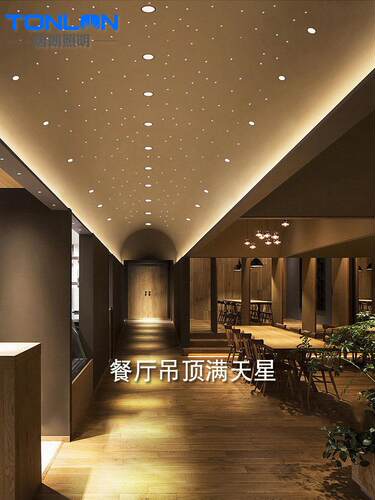 星空顶小射灯满天星星空灯吊顶迷你小筒灯过道走廊灯无主灯氛围灯