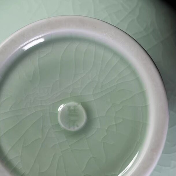 廷怀窑汝州汝窑玉巷张青摆件春玉壶北宋青釉花插产区花瓶公核心卵