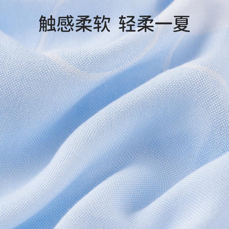 欧孕婴儿盖毯竹棉纱布宝宝春夏季薄款毯子新生儿安抚空调午睡被子