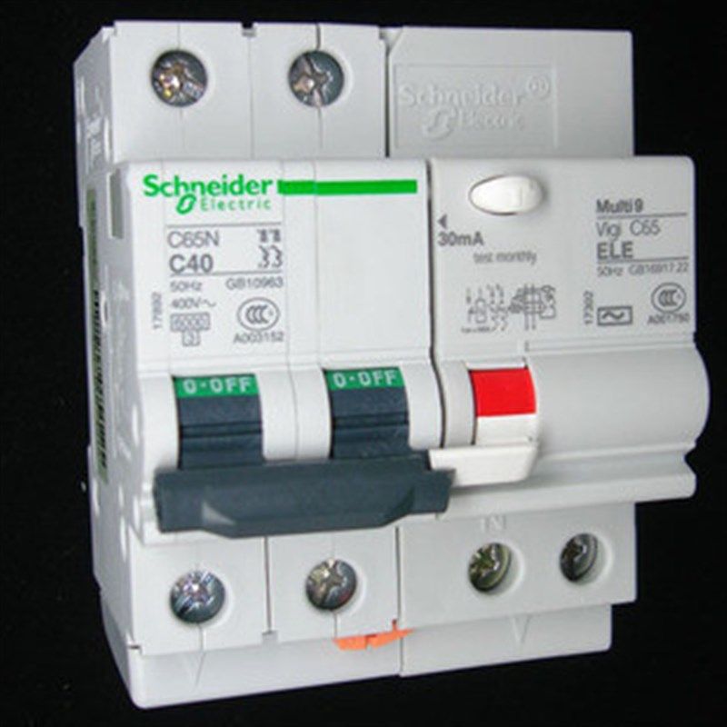 全新家用漏电断路器空气开关C65N 1P2P 3P 4P16A25A32A40A50A63A